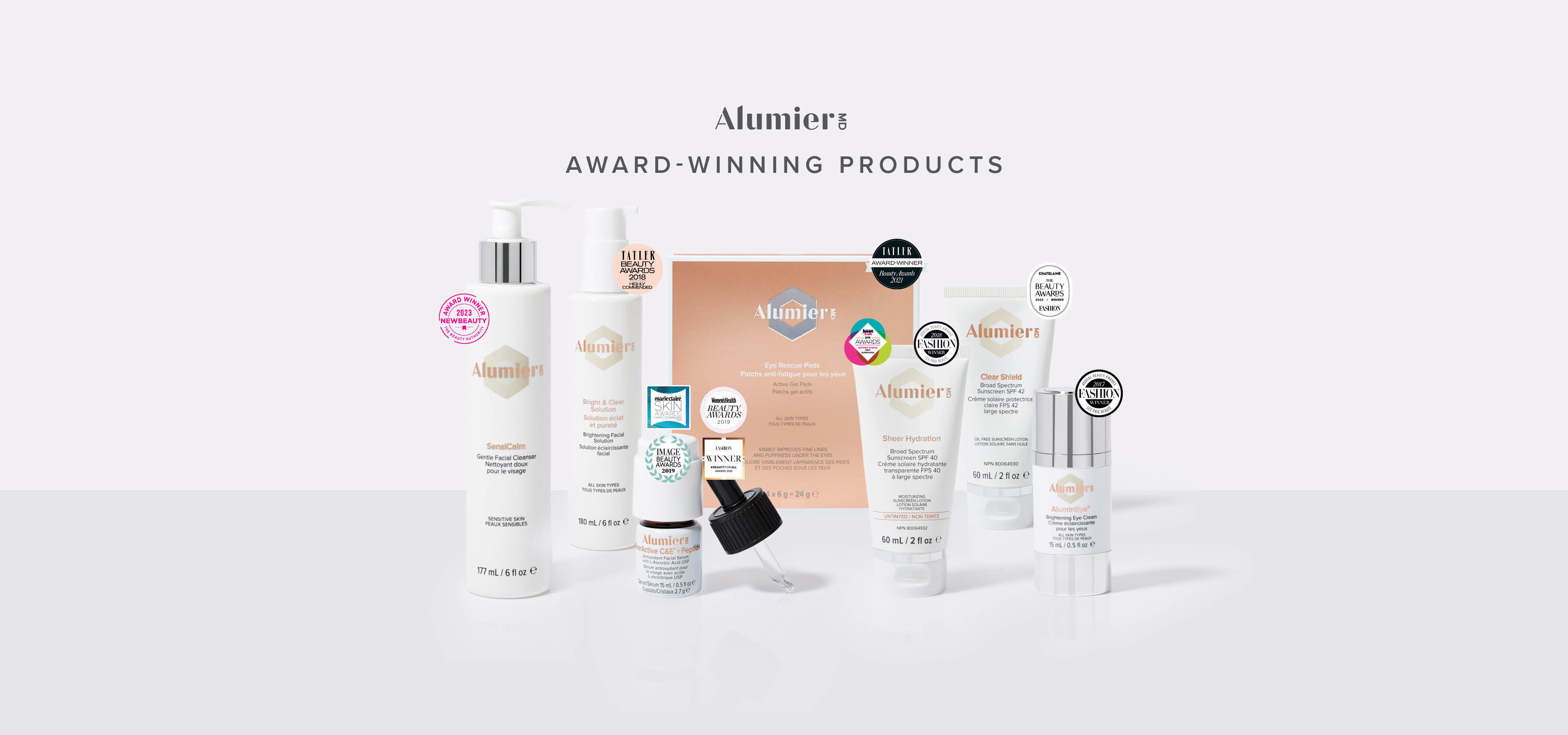 Product images from Alumier MD